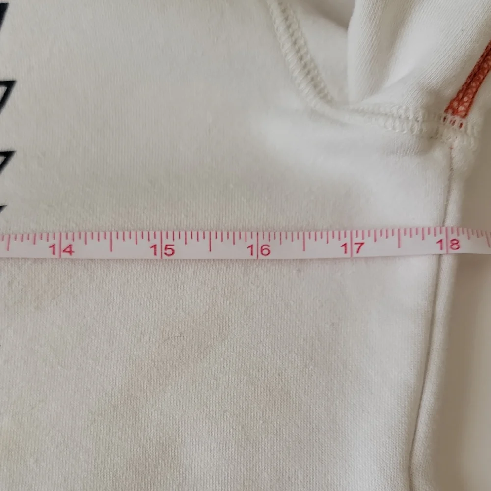 GAP Girls White Coral Hoodie Pullover Tie Dye Sweatshirt Long Sleeve Size 10